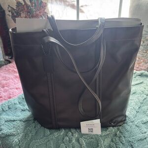Coach Chocolate Leather Tote